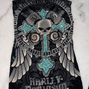 Harley Davidson Bling Top